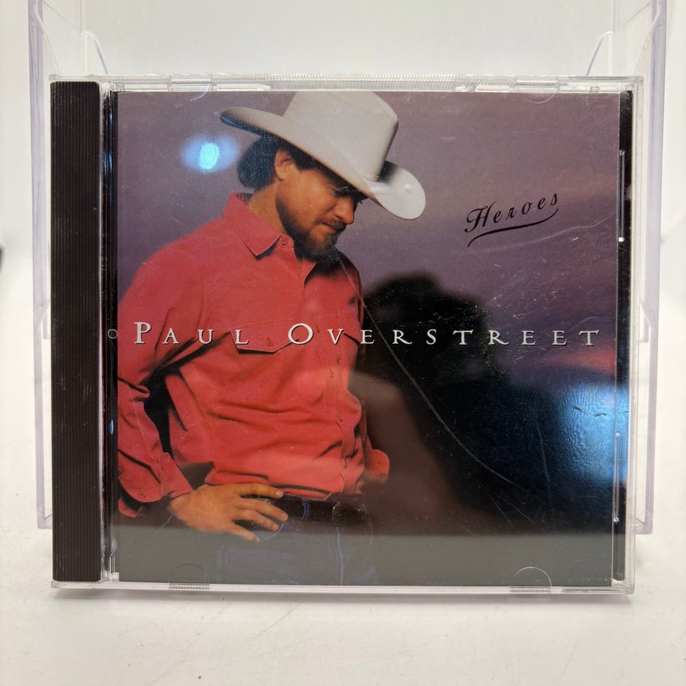 Paul Overstreet‎ Heroes CD 1991 Word Records Country Gospel 8068-81330-2